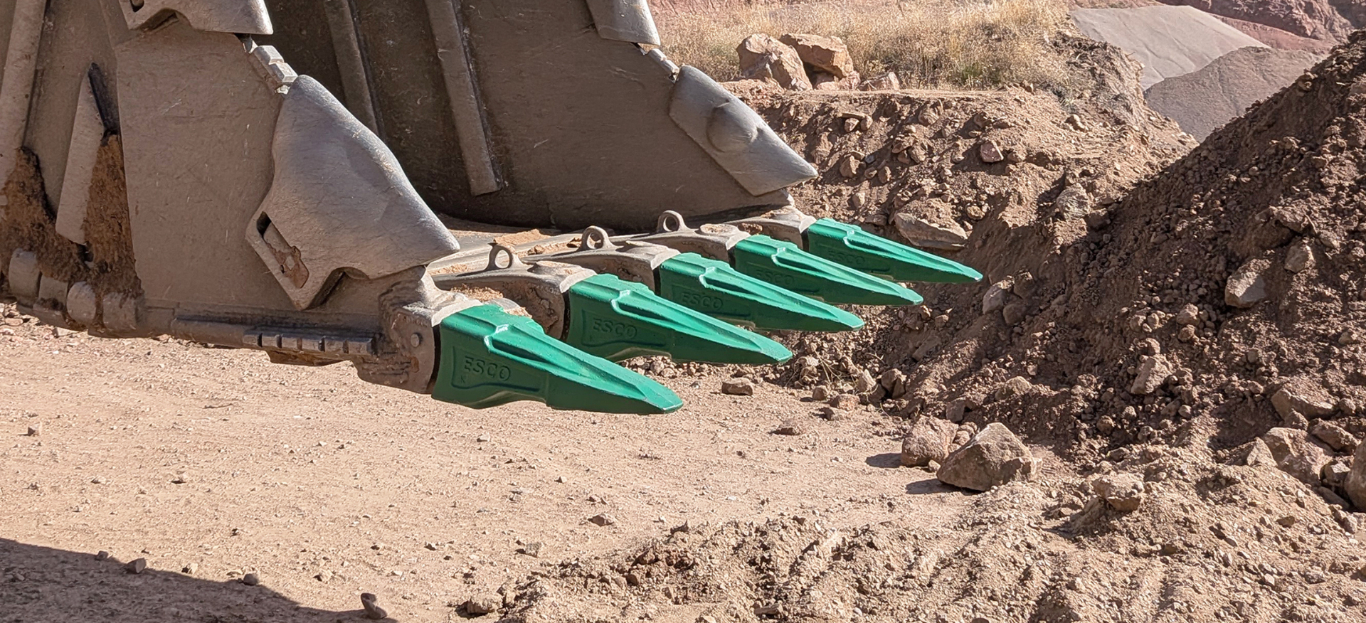 Bucket teeth and wear strip system